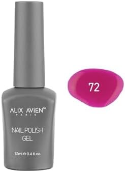 Neon Fuşya Pembe Kalıcı Oje 72-Yoğun Renk Veren Jel Oje 12 ml-Nail UV Gel Polish 72 - Görsel 2