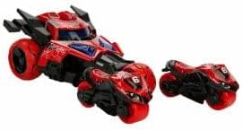 Maxx Wheels Motosiklet Fırlatıcılı Sesli ve Işıklı Araba - Kırmızı