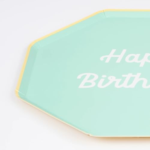 Alternative view of - Happy Birthday Tabaklar - M - 8 Adet