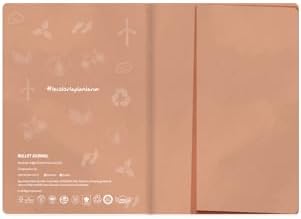 17X24 Keten Noktalı Bullet Journal Defter Kelebek