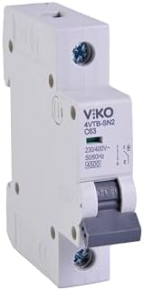 4VTB-1C63 Otomatik Sigorta 4,5kA C Tipi 1 Kutup 63A