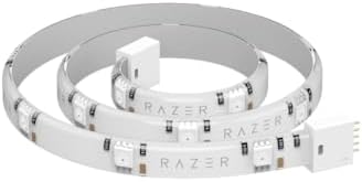 Alternative view of Razer Aether Light Strip Extender - RGB LED Işık Şeridi Uzatma (1M / 3ft Genişletici, 8 Genişleticiye Kadar Bağlayın, Esnek Tasarım) Beyaz