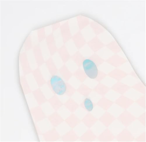 Alternative view of - Pink Checker Ghost Napkins - Pembe Kareli Hayalet Peçeteler (16'lı)