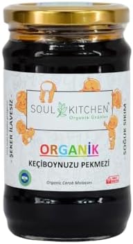Organik Keçiboynuzu Pekmezi 380gr (Soğuk Sıkım) (Şeker İlavesiz)