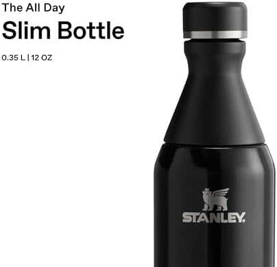 All Day Slim Soğuk Su Şişesi Termosu, 0.35 Litre, Siyah - Görsel 2