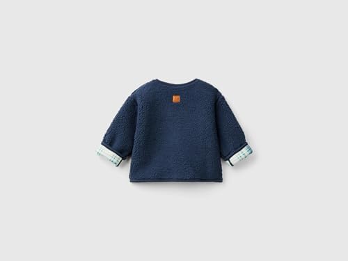 United Colors of Benetton Önü Düğmeli Çift Taraflı Sweatshirt Sweatshirt Bebek
