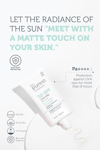 Alternative view of The Purest Solutions, Yağlı ve Karma Ciltler İçin Matlaştırıcı Güneş Koruyucu Krem SPF 50, 50 ml