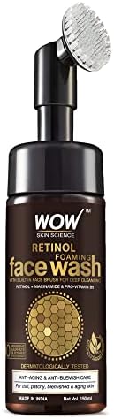 Alternative view of WOW Skin Retinol Yüz Temizleme Köpüğü ve Dahili Fırça-İnce Çizgiler, Lekeler Bakım Yüzde Doksan Sekiz, Bir Doğal İçerik Vegan 150ml