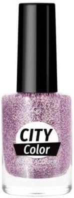 City Nail Lacquer Glitter No: 102 - Işıltılı ve Uzun Süre Kalıcı Oje 10.2 ml