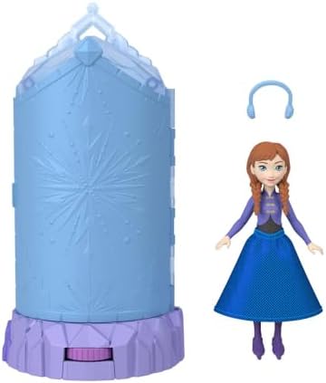 Alternative view of Karlar Ülkesi sürpriz küçük bebek ve mini kale oyun setleri, dönerek ortaya çıkan sürpriz bebek, filmlerden ilham alan Buz Kalesi Sürprizi (Stiller çeşitlilik gösterebilir), JCR90