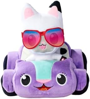 6305875335NPB, Gabby's Doll Carlita with Pandy Peluş Figürü, Özel ve Detaylı Tasarım, Dayanıklı Kumaş, 25 Cm