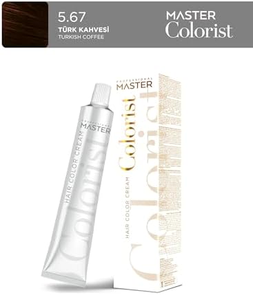 Professional Tüp Saç Boyası Boya 60 ml 5.67 Türk Kahvesi - Görsel 2