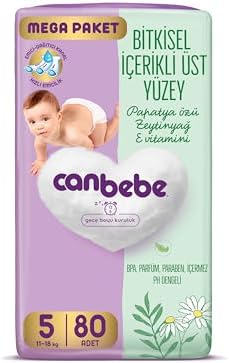 Bebek Bezi 5 Beden (11-18 kg) 80 Adet