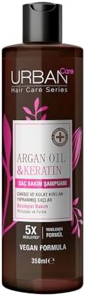 Care Argan Oil & Keratin Besleyici ve Kırılma Karşıtı Saç Bakım Şampuanı, 350 Mililitre, Vegan