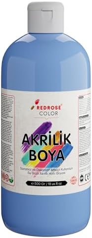 Açık Mavi Akrilik Boya 500 gr