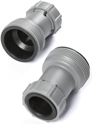 Alternative view of Flowclear Yer Üstü Filtre Pompası Havuz Hortumu Adaptörü, Hortum Çapı 1,5 "(38 mm) Ölçer ve 1,25" (32 mm) Çaplı Havuz Vanalarına Bağlanır