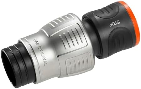 Alternative view of Premium su durdurucu 19 mm (3/4 inç): Aquastop, hızlı cihaz değişimi, bükülmeye karşı koruma, yüksek hortum tutma gücü, donmaya dayanıklı, ambalajlı (18254-20), siyah/gümüş, 19 mm (3/4 inç)