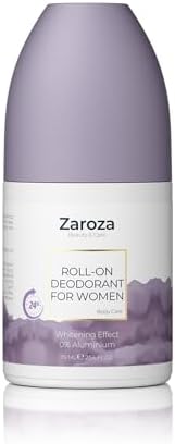 Zaroza Roll On Beyazlatma Etkili 24 Saat Koruyucu Aluminyum İçermeyen Kadın 75 ml