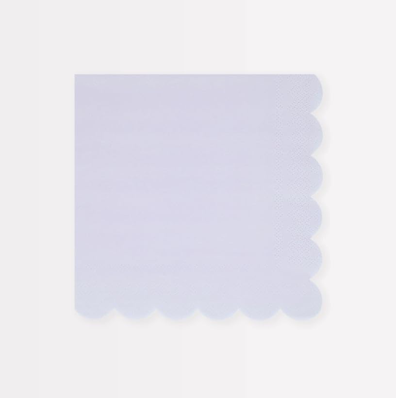 - Periwinkle Large Napkins - Menekşe Rengi Peçeteler (L) (x16)