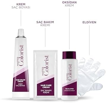 Premıum Yarı Kit Set Saç Boyası 1.0 Siyah