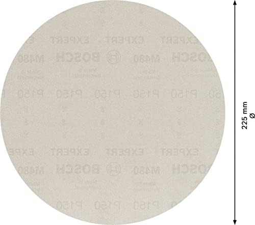 Alternative view of Expert M480 Alçıpan Zımpara Ağı - Duvar, Sert Ahşap İçin, Ø 225 mm, Granülasyon 150, Profesyonel Aksesuar (25x)