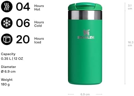 Alternative view of The Aerolight Transit Mug Termos Bardak, Koyu Yeşil (Meadow), 0.35 Litre