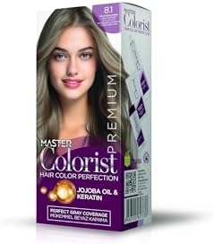 Premıum Yarı Kit Set Saç Boyası 8.1 Küllü Açık Kumral - Görsel 3