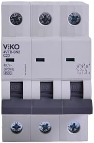 4VTB-3C20 Otomatik Sigorta 4,5kA C Tipi 3 Kutup 20A