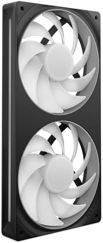 NZXT F240 RGB Çekirdek - 2 x 120mm RGB Fanlı 240mm Tek Çerçeve Fan Ünitesi - Hız ve Aydınlatma Kontrolü - Yüksek Statik Basınç ve Hava Akışı - Akışkan Dinamik Rulmanlar - Fan Başına 8 aRGB LED - Siyah - Görsel 3