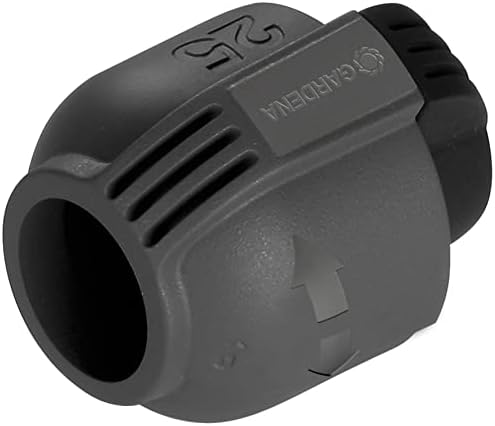 Yağmurlama sistemi uç parçası: döşeme borusu için kilit parçası, boru bağlantısı 25 mm, Quick&Easy bağlantı teknolojisi, döşeme boruları ile uyumlu, siyah (2778-20) - Görsel 3