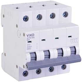 4VTB-4B25 Otomatik Sigorta 4,5kA B Tipi 4 Kutup 25A
