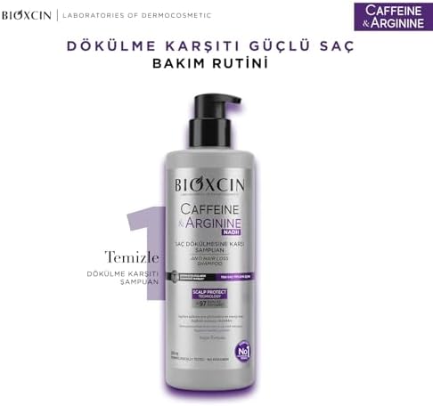 Alternative view of Caffeine & Arginine Şampuan 500 ml – Saç Dökülmesine Karşı Etkili Bakım | BioComplex B11 | Kafein + Arjinin Destekli Hızlı Uzama | Tüm Saç Tipleri İçin