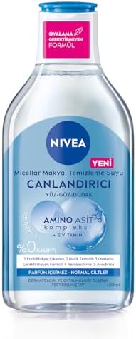5in1 Canlandırıcı Micellar Makyaj Temizleme Suyu Normal Ciltler, 400 ml, Yüz Temizleyici - Görsel 3