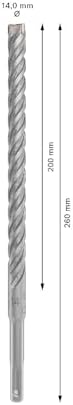 1x PRO SDS plus-5X Kırıcı Delici Delme Ucu (Donatılı Beton, Beton, Ø 14,00 mm, Professional Aksesuar Kırıcı Delici)