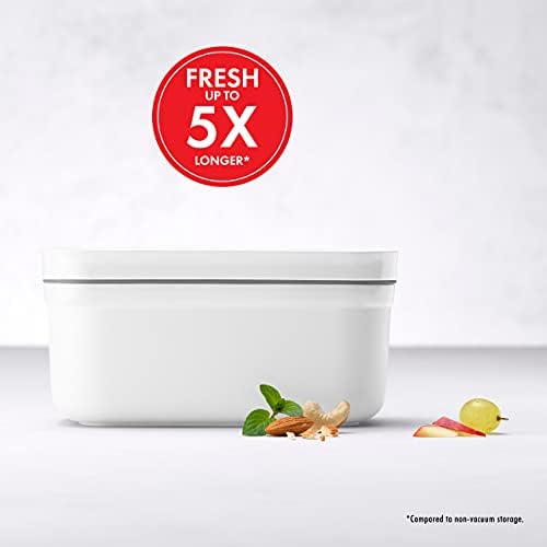 & Save Vakumlu Yemek Taşıma Kabı, S, Plastik, Beyaz-Gri - Görsel 3