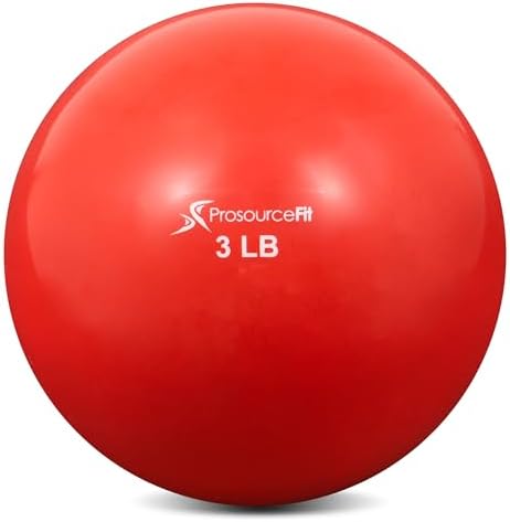 Alternative view of ProsourceFit Ağırlık Topları, Pilates, Yoga, Güç Egzersizi ve Fizik Tedavi için, 0,9 kg ila 3,6 kg, Renk Kodlu