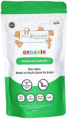 Organik Bebek Muhallebisi B1 Vitaminli Tahıl Bazlı Ek Gıda 250gr