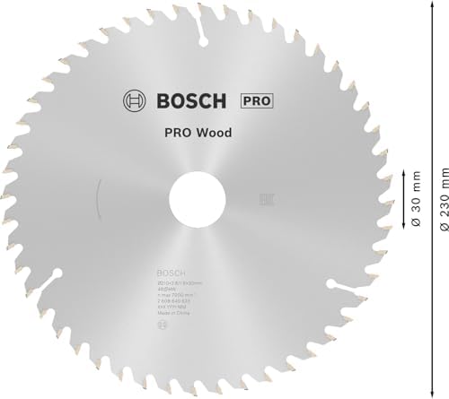 Professional - Optiline Serisi Ahşap için Daire Testere Bıçağı 210 * 30 mm 48 Diş - Görsel 2