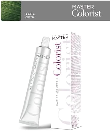 Professional Tüp Saç Boyası Boya 60 ml Yeşil Yeşil - Görsel 3
