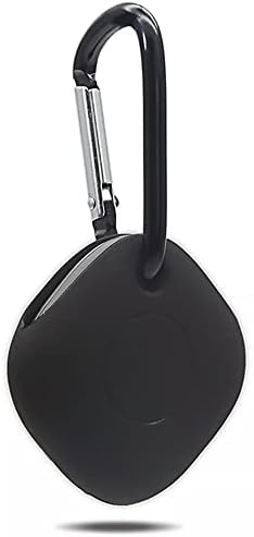 Galaxy SmartTag İle Uyumlu Kancalı Silikon Koruma Şık ve Ergonomik Tasarım Kılıf, Siyah