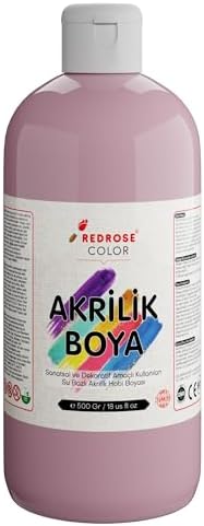 Açık Pembe Akrilik Boya 500 gr