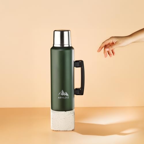 Alternative view of Ar Yıldız Nature Camp Taşınabilir Termos Yeşil 1 Litre