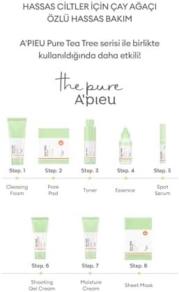 Alternative view of A'PIEU Yağlanma ve Akneye Eğilimli Ciltlere Nem Veren Yaprak Maske A'PIEU The Pure Tea Tree Sheet Mask
