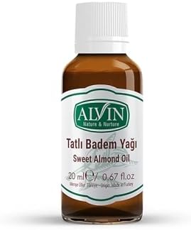 Alvin Yağı Almond Oil, Doğal, 20 ml