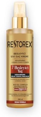 Alternative view of Restorex Besleyici Bakım Sıvı Saç Kremi 200 Mililitre, 7 Besleyici Yağ