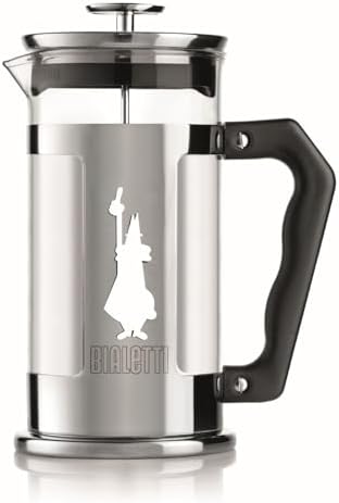 - Preziosa French Press: Yaklaşık 350mL kapasiteli kahve hazırlayıcı - 18/10 Paslanmaz Çelik Gövde - Bulaşık Makinesinde Yıkanabilen Borosilikat Cam Sürahi - Paslanmaz Çelik Filtre Sistemi