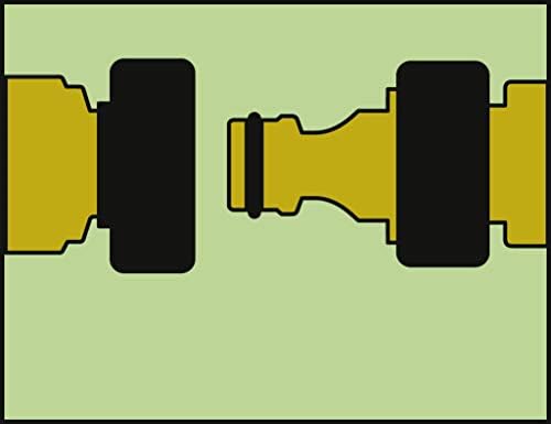 Pirinç Hortum Bağlantı Aparatı 3/4'' Aqua Stop - Görsel 3