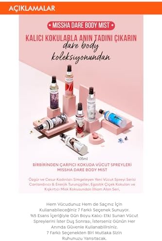 Alternative view of Yoğun Esanslı Kalıcı Saç&Vücut Spreyi 105ml Dare Body Mist (Pure Bed Linen)
