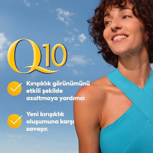 Q10 Power Kırışıklık Karşıtı Gündüz Yüz Kremi SPF30 50 ml,Yaşlanma Karşıtı,Sıkılaştırıcı,Nemlendirici,Kreatin,Hyaluronik Asit - Görsel 3
