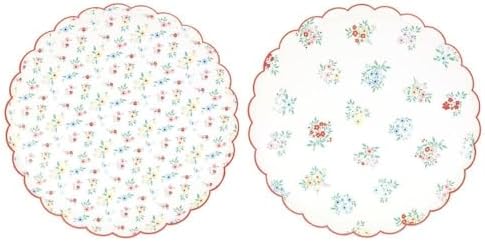 Alternative view of - Ditsy Posy Çiçekli Tabaklar - L - 8 Adet